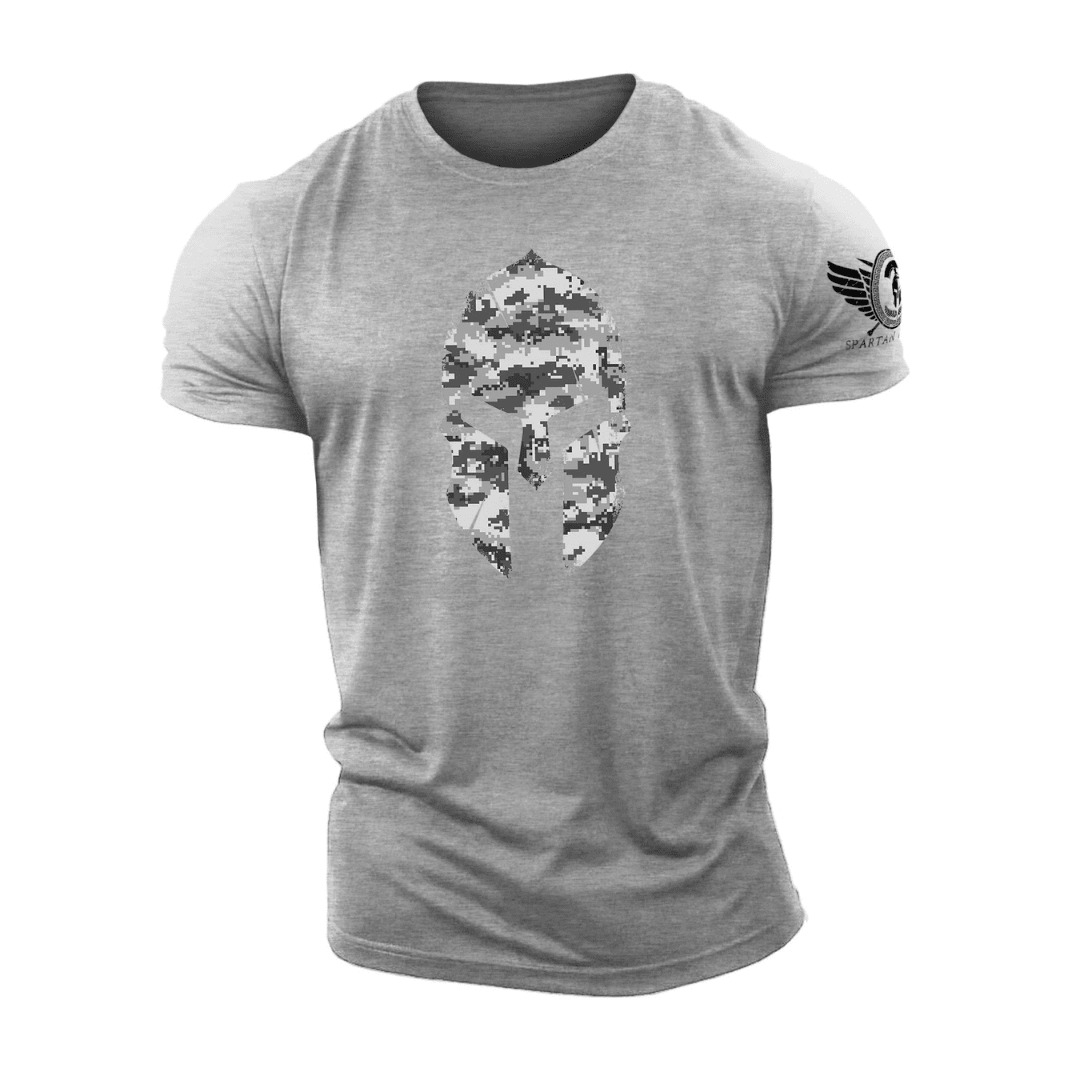 Spartan Helmet Winter Camo T-Shirt - Ironfit