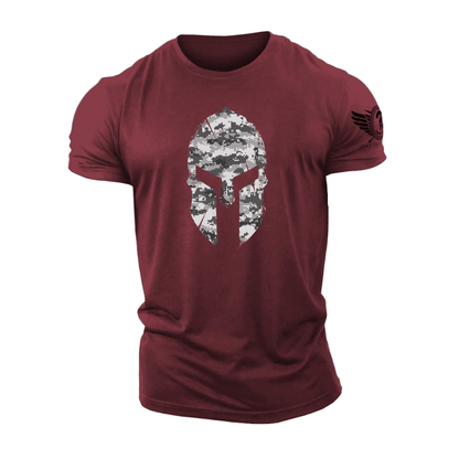 Spartan Helmet Winter Camo T-Shirt - Ironfit