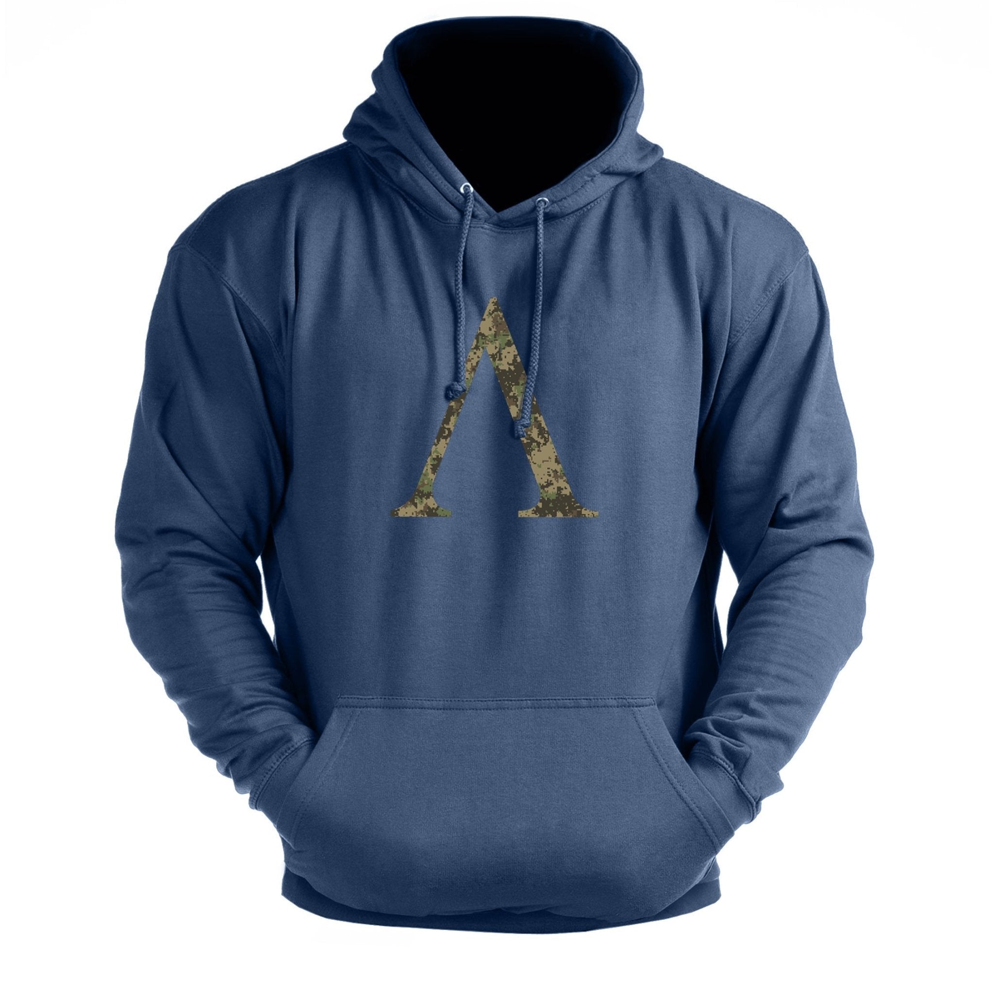 Spartan Symbol Woodland Hoodie - Ironfit