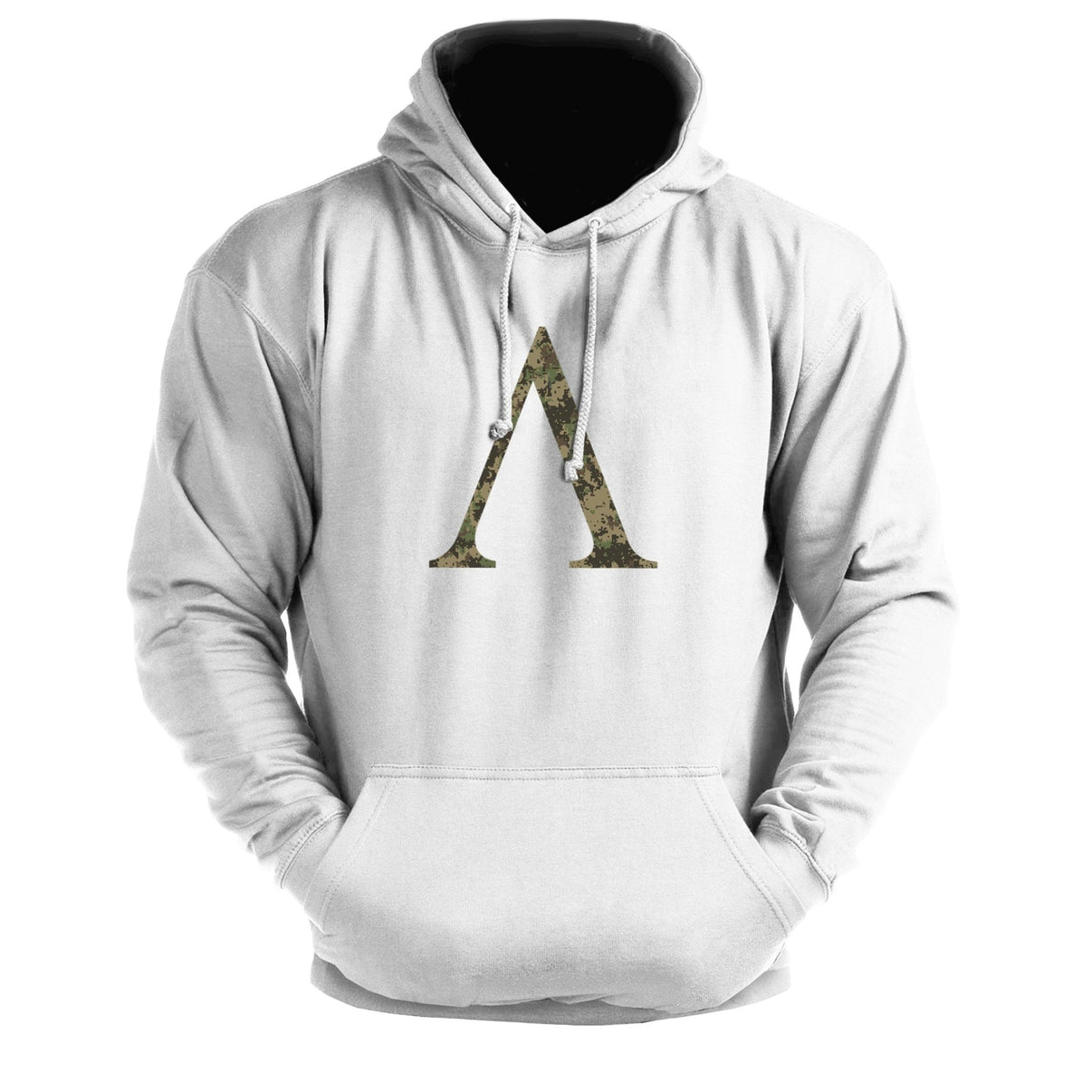Spartan Symbol Woodland Hoodie - Ironfit