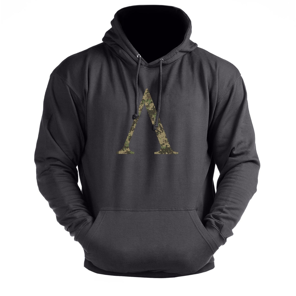 Spartan Symbol Woodland Hoodie - Ironfit
