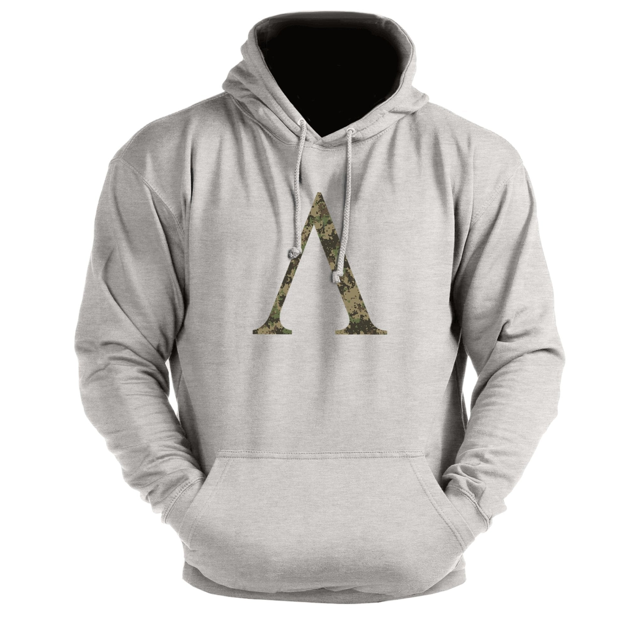 Spartan Symbol Woodland Hoodie - Ironfit