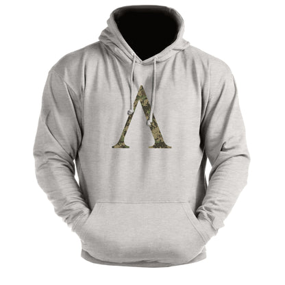 Spartan Symbol Woodland Hoodie - Ironfit