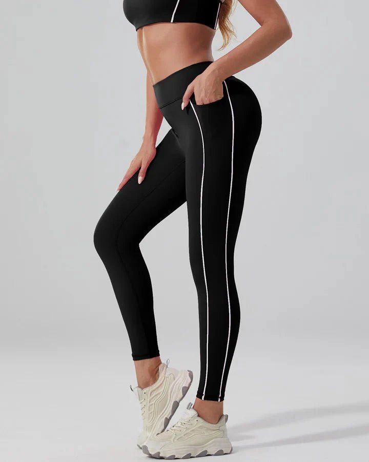 Stripe Seamless Leggings - Ironfit