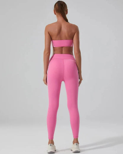 Stripe Seamless Leggings - Ironfit