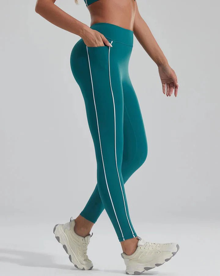 Stripe Seamless Leggings - Ironfit
