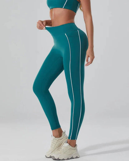 Stripe Seamless Leggings - Ironfit