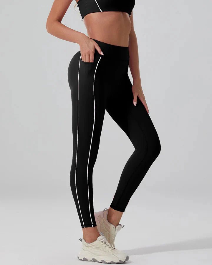 Stripe Seamless Leggings - Ironfit