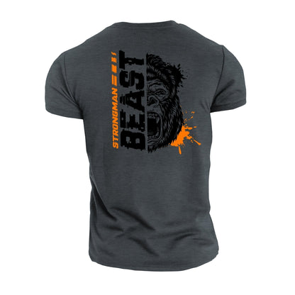 Strongman Beast Orange T-Shirt - Ironfit