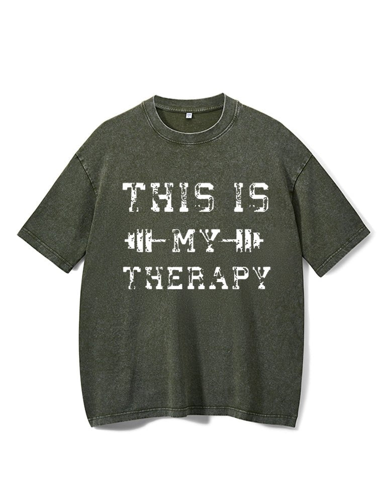 Dies ist mein Therapie-Wash-Gym-T-Shirt - Gymfit