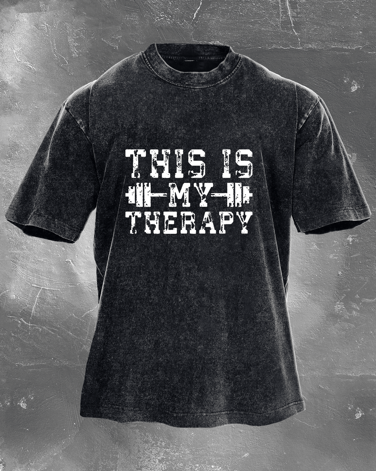 THIS IS MY THERAPY WASHED T - SHIRT - Ironfit