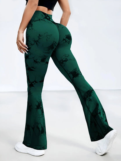 Tie Dyed Flare Leggins - Ironfit