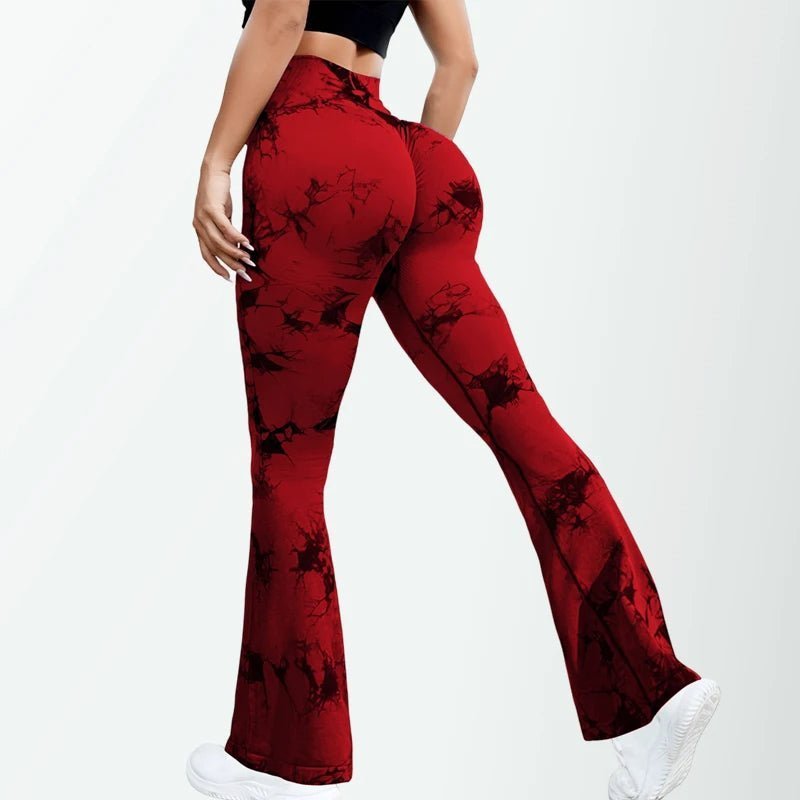 Tie Dyed Flare Leggins - Ironfit