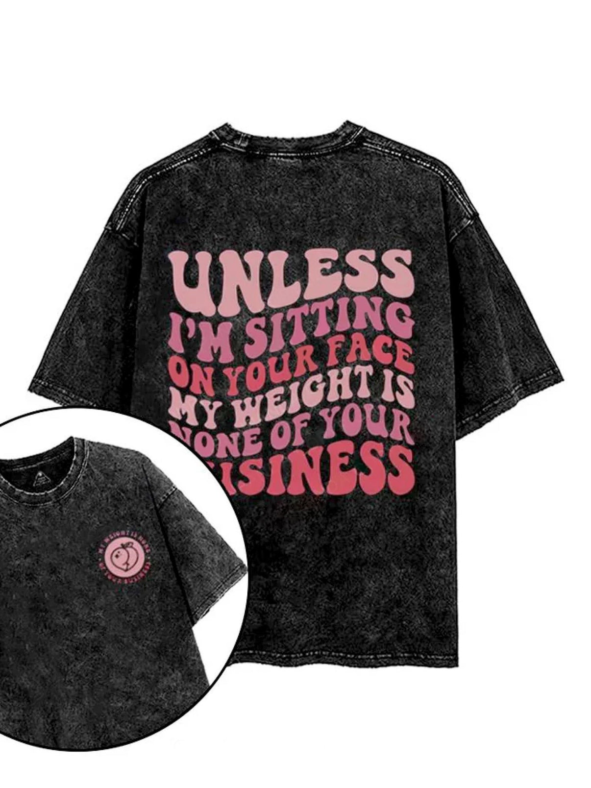 UNLESS I'M SITTING ON YOUR FACE T - SHIRT - Ironfit
