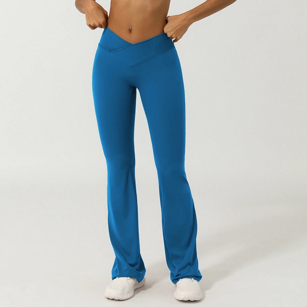 V - Cross front flare leggings - Ironfit