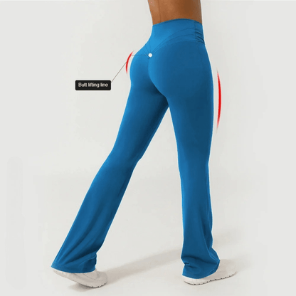 V - Cross front flare leggings - Ironfit