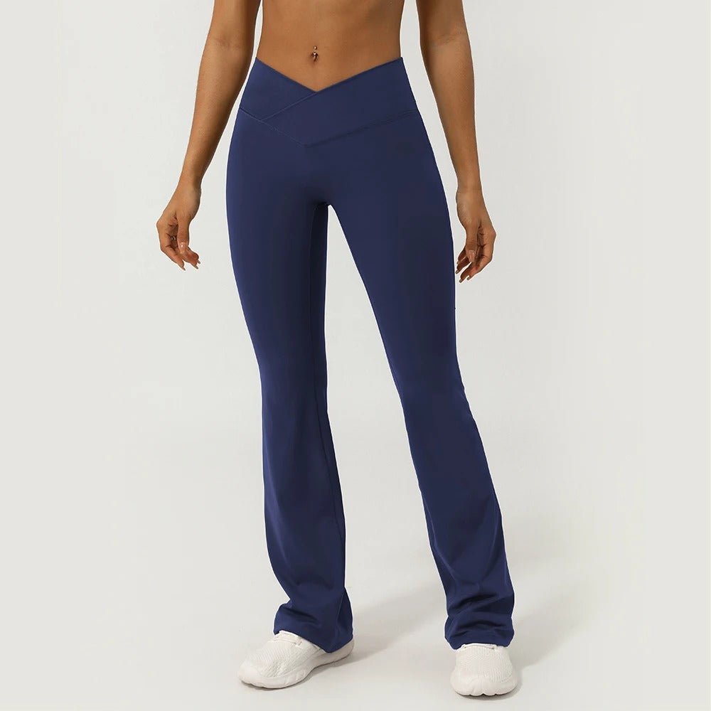 V - Cross front flare leggings - Ironfit