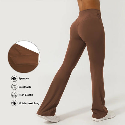 V - Cross front flare leggings - Ironfit