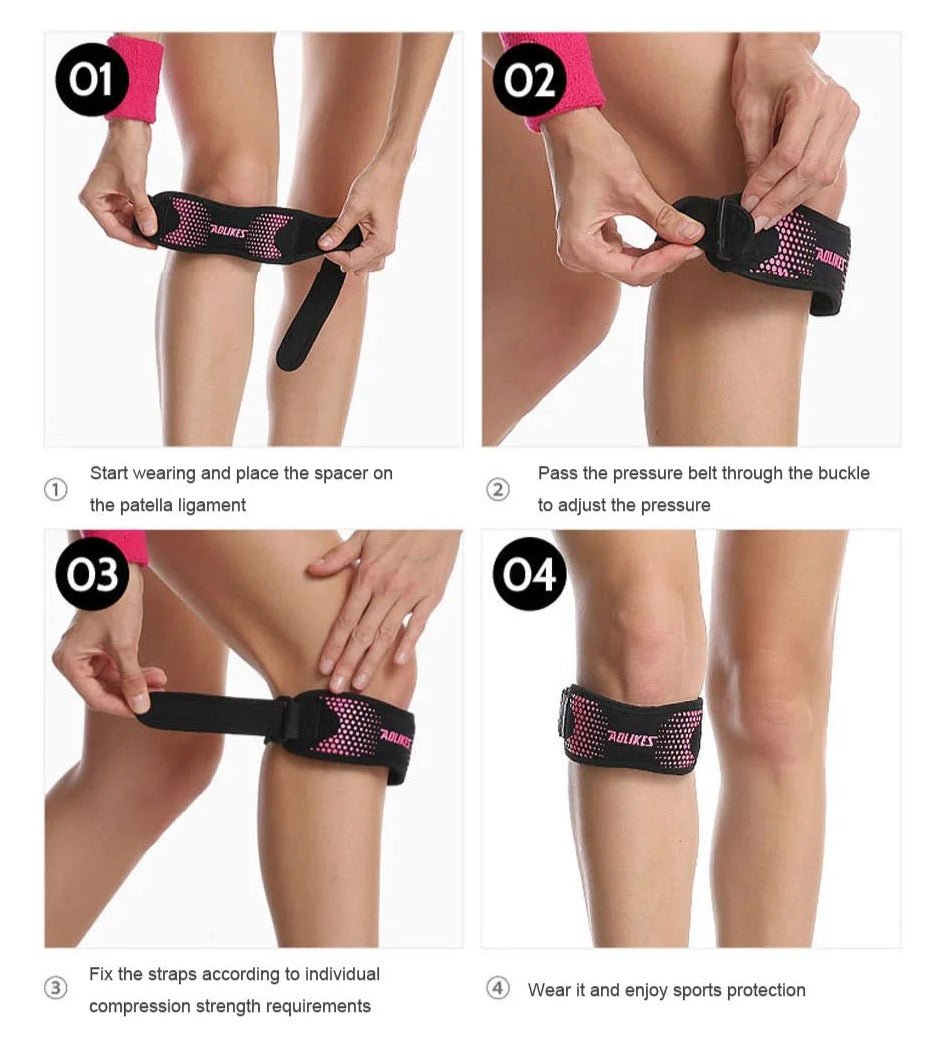 Verstellbare Kniebandage - Ironfit