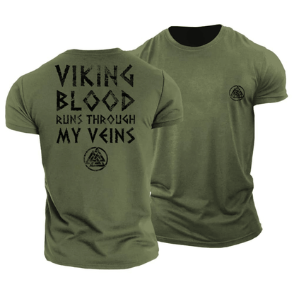Viking Blood Runs Through My Veins T-shirt - Ironfit