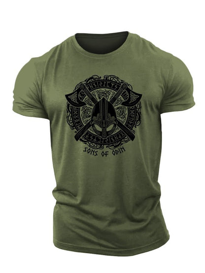 Viking Odin Äxte T-Shirt - Gymfit