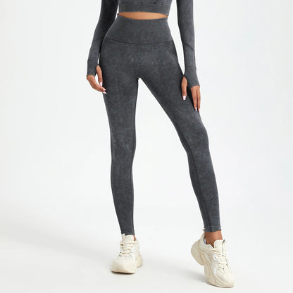 Washed seamless push - up Leggings - Ironfit