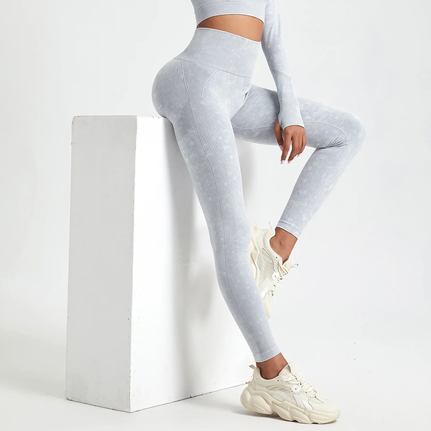 Washed seamless push - up Leggings - Ironfit
