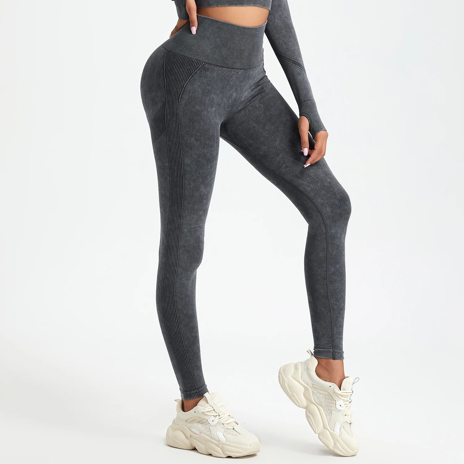 Washed seamless push - up Leggings - Ironfit