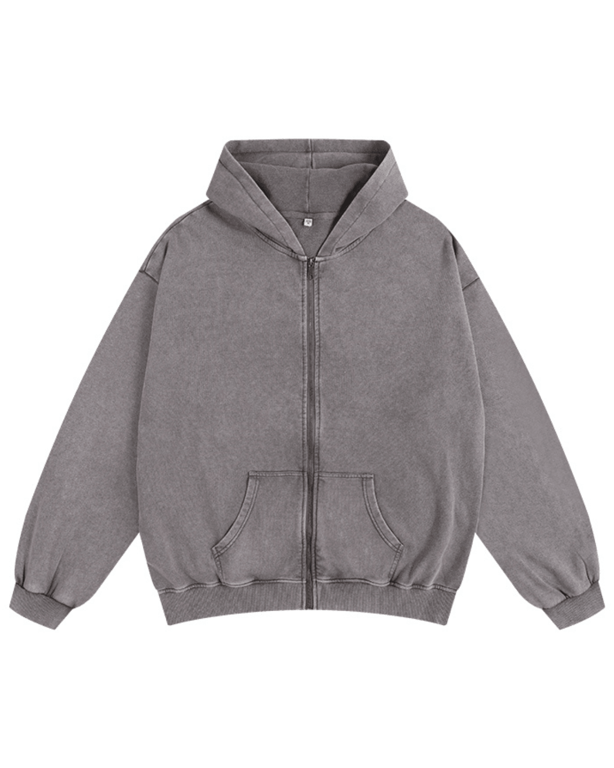 Washed Zipper Hoodie - Ironfit