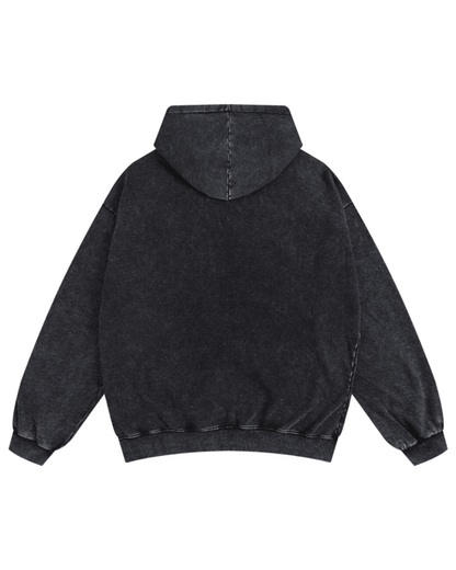 Washed Zipper Hoodie - Ironfit