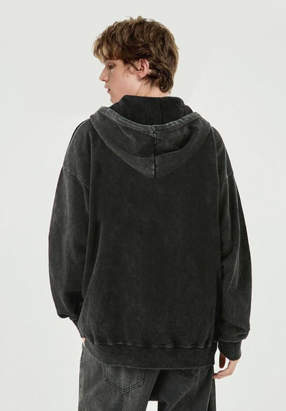 Washed Zipper Hoodie - Ironfit