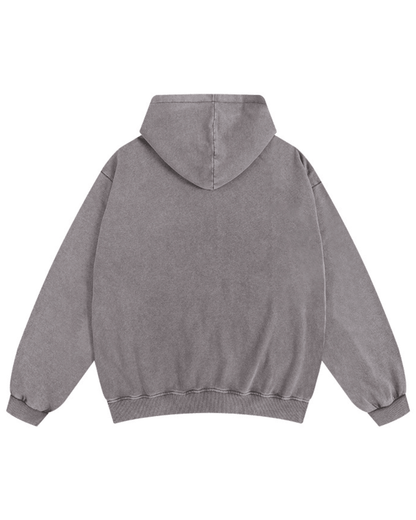 Washed Zipper Hoodie - Ironfit