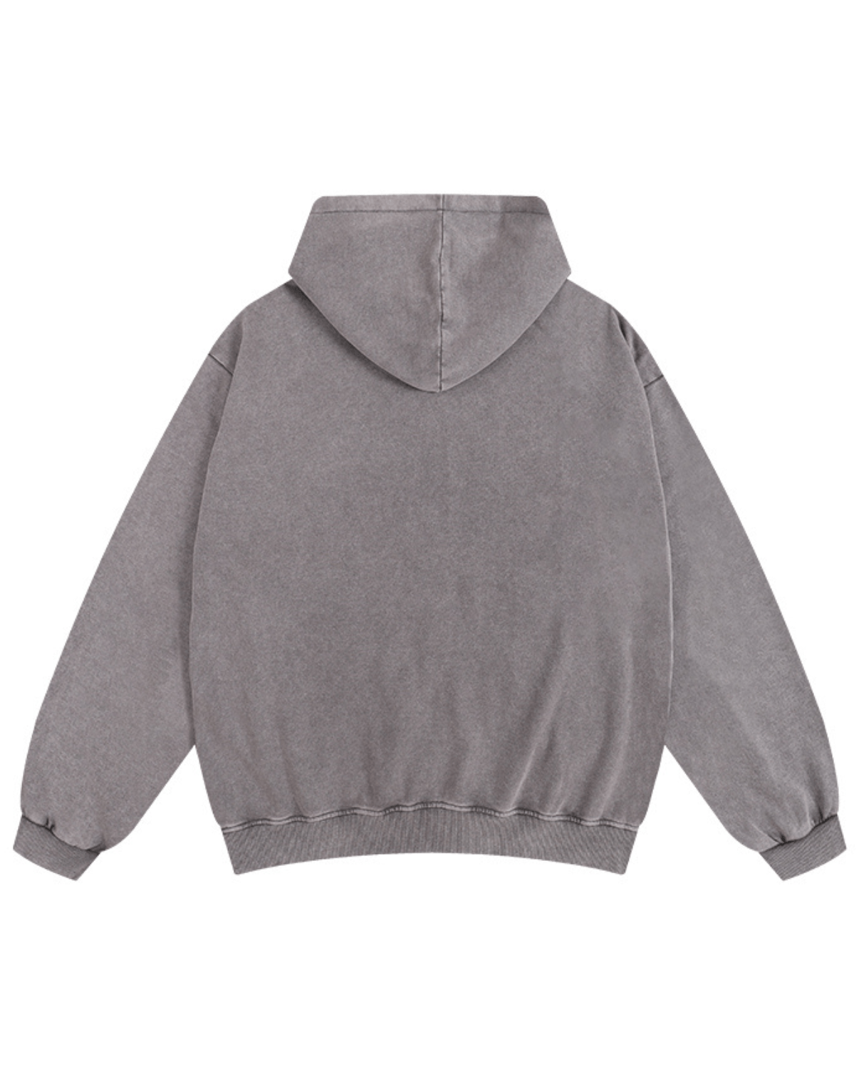 Gewaschene Reißverschluss-Hoodie - Gymfit