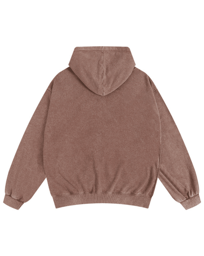 Washed Zipper Hoodie - Ironfit