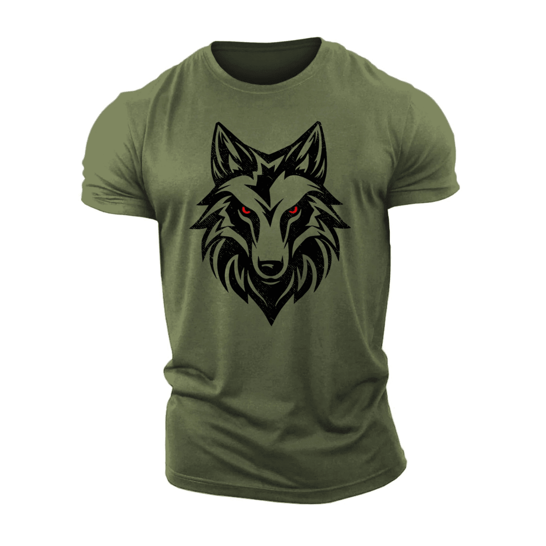 Wolf Red Eyes T-Shirt - Ironfit