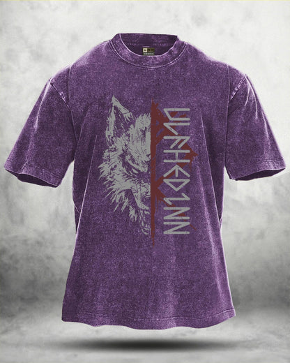 WOLF RITUAL WASHED T - SHIRT - Ironfit