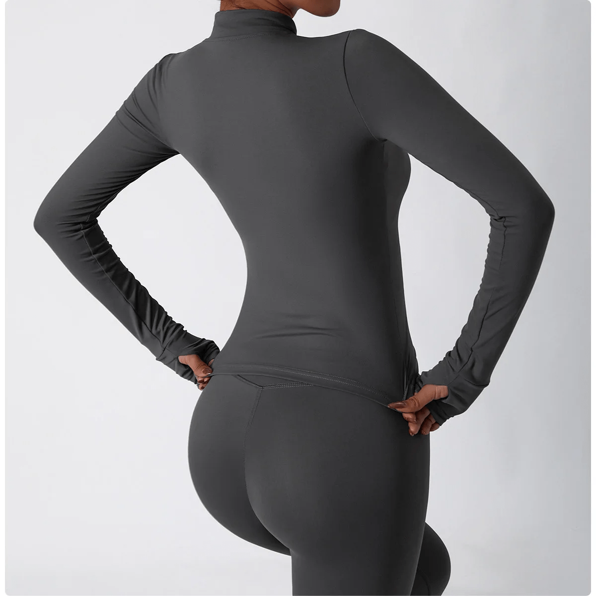 Yoga - Shirt mit Reißverschluss - Ironfit