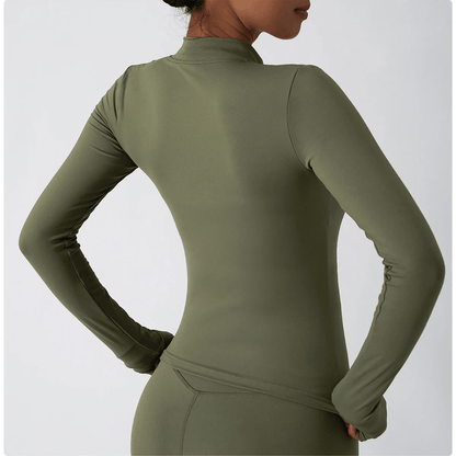 Yoga - Shirt mit Reißverschluss - Ironfit