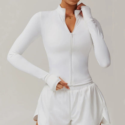 Yoga - Shirt mit Reißverschluss - Ironfit