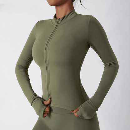 Yoga - Shirt mit Reißverschluss - Ironfit