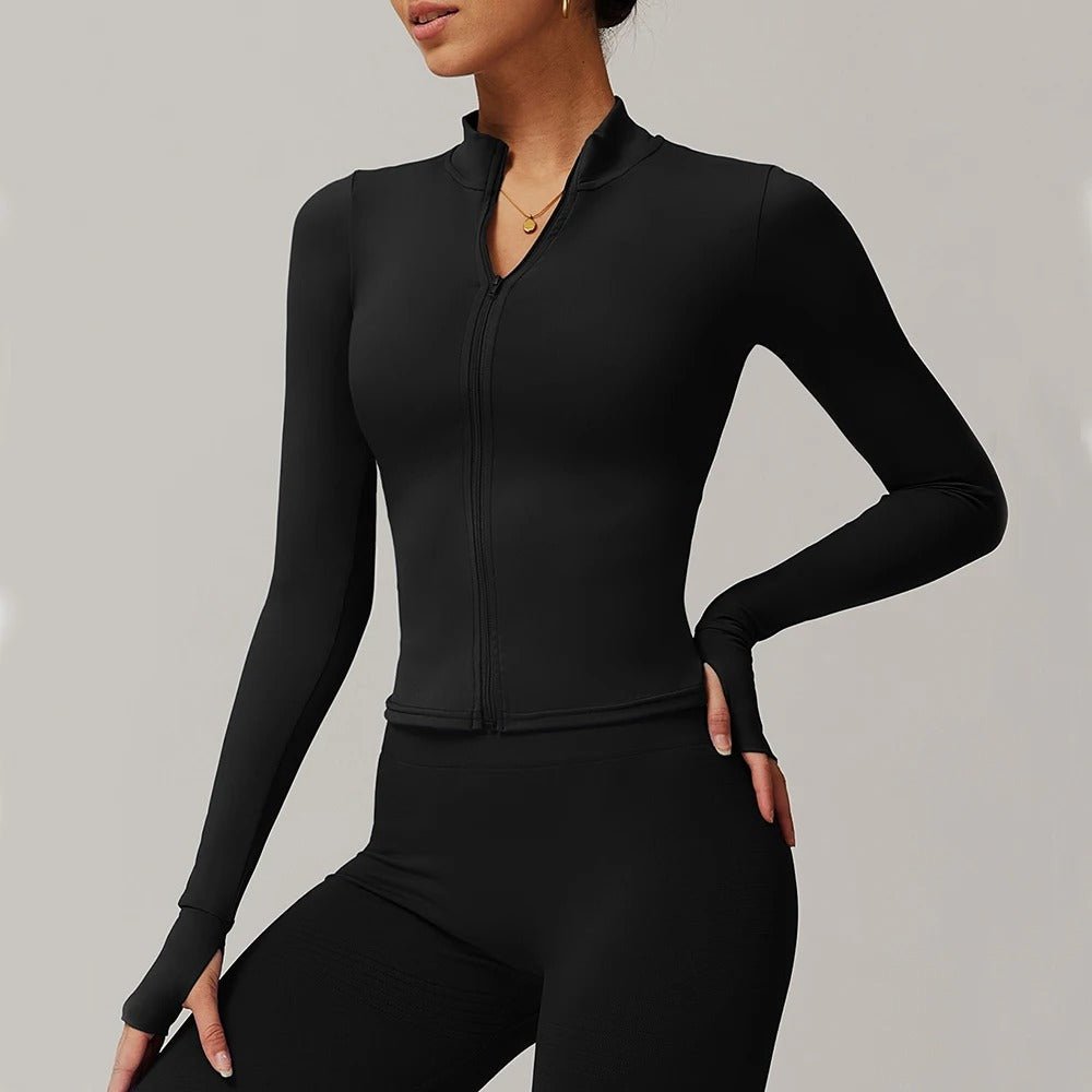 Yoga - Shirt mit Reißverschluss - Ironfit