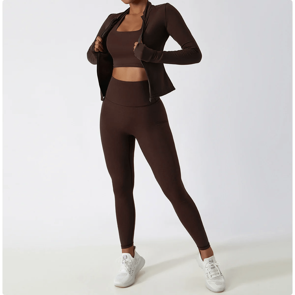 Yoga - Shirt mit Reißverschluss - Ironfit