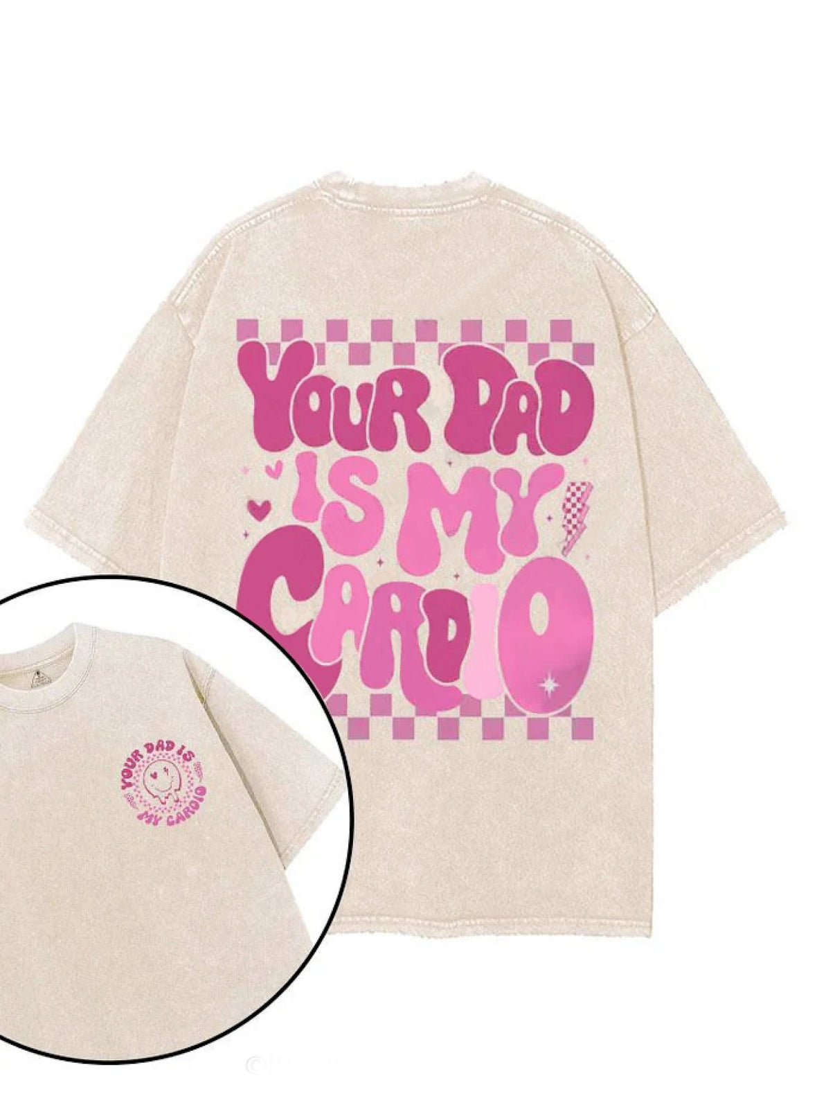 DEIN VATER IST MEIN KARDIO T-SHIRT - Gymfit