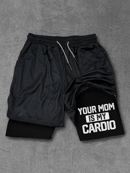Your mom is my cardio Performance Shorts - Ironfit