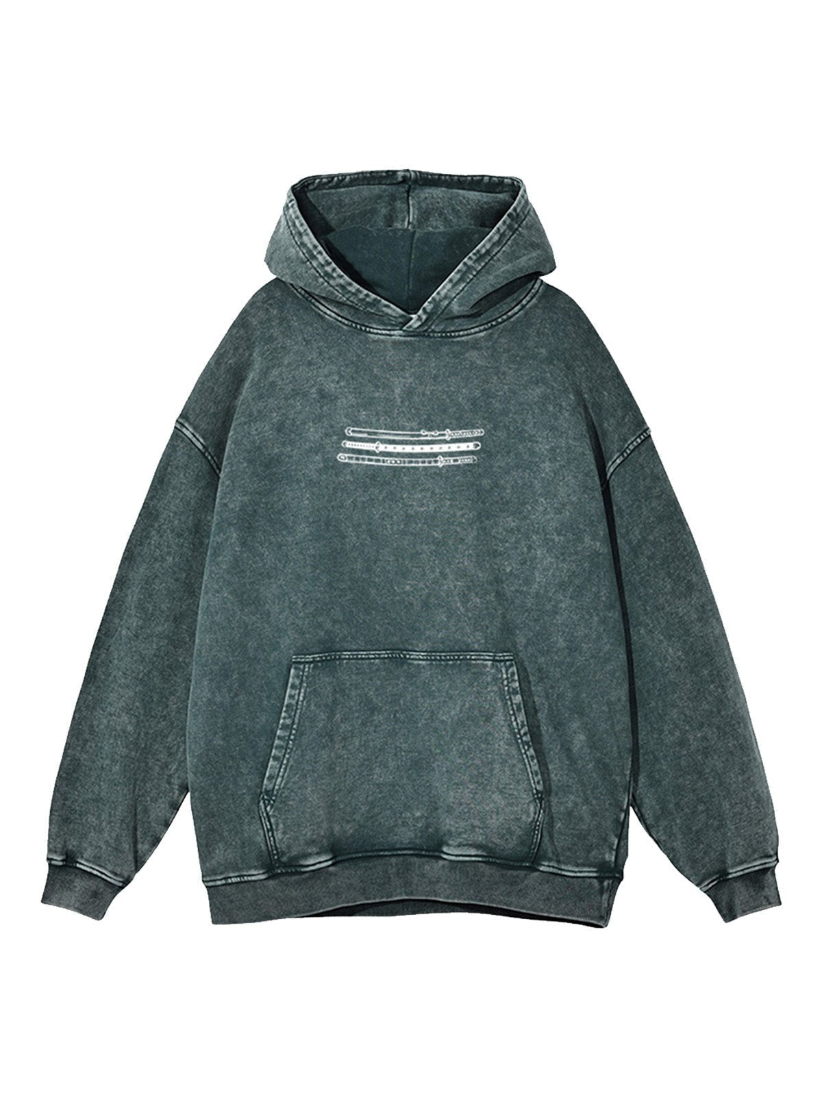 ZORO NOTHING HAPPENED VINTAGE HOODIE - Ironfit