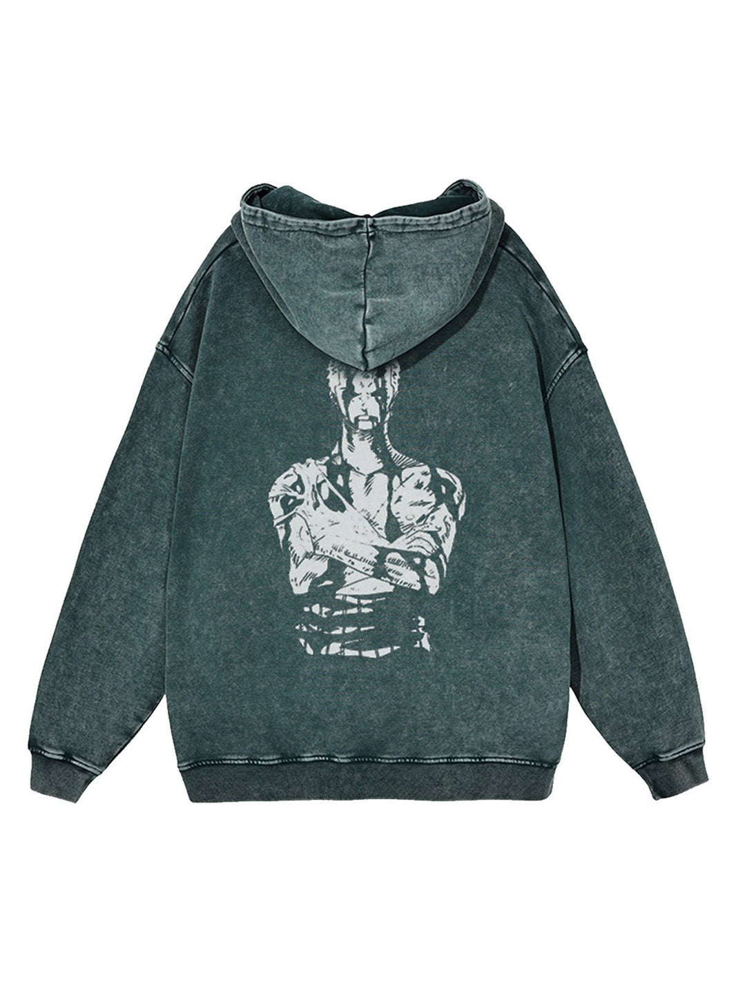 ZORO NOTHING HAPPENED VINTAGE HOODIE - Ironfit