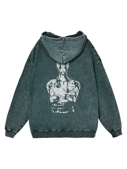ZORO NOTHING HAPPENED VINTAGE HOODIE - Ironfit